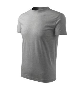 Odolné pracovné tričko unisex Base 06, 12 Tmavosivý Melír