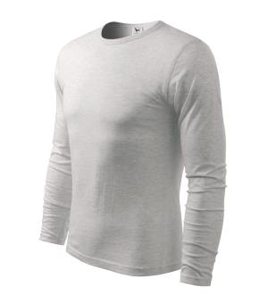 Pánske tričko s dlhým rukávom Fit-T LS 119, 03 Svetlosivý Melír