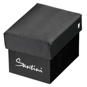 Pánska polyesterová kravata v krabičke, čierna (2)