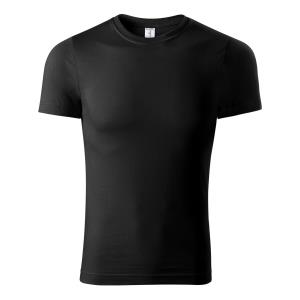 Polyester SJ tričko unisex, čierna
