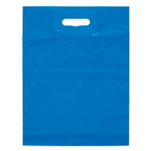 Igelitová taška Spevnený výsek LDPE 350x460x0,05, modrá
