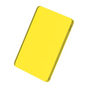 Prívesok na kľúče CreaFob, žltá transparentná (2)