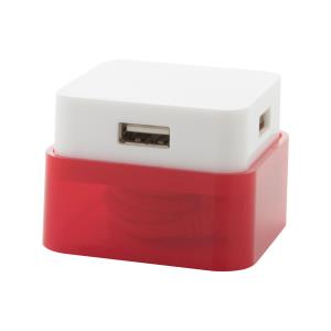USB hub Dix, Červená (3)