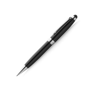 Dotykové guľôčkové pero Hasten, čierna (2)