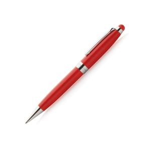 Dotykové guľôčkové pero Hasten, Červená (2)