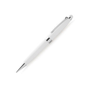 Dotykové guľôčkové pero Hasten, Biela (2)