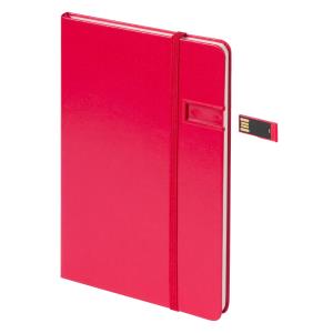 Blok s USB flash diskom Jersel 8GB, Červená (3)