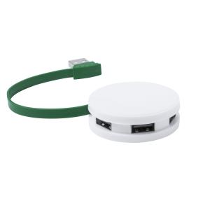 USB hub Niyel, zelená (3)
