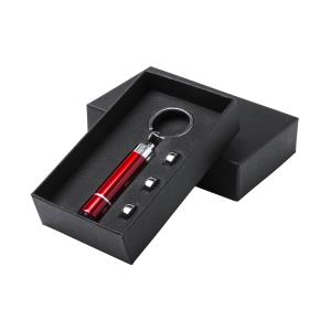 Mini baterka a prívesok na kľúče Fairox, Červená (2)