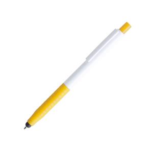 Dotykové guľôčkové pero Rulets, žltá