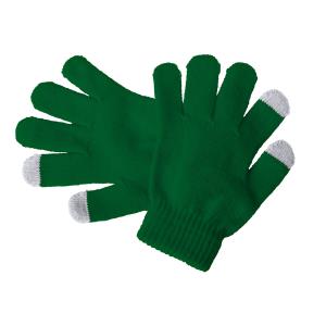Dotykové rukavice pre deti Pigun, zelená