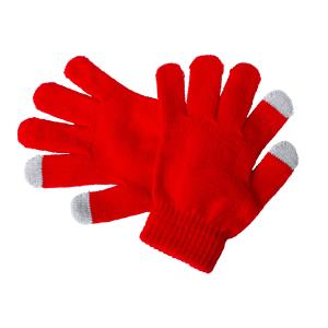 Dotykové rukavice pre deti Pigun, Červená