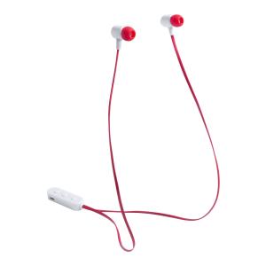 Bluetooth slúchadlá Stepek, Červená (5)
