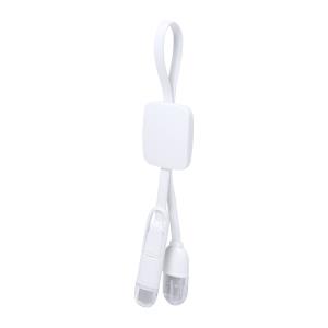 USB nabíjací kábel Sanwel, Biela (2)
