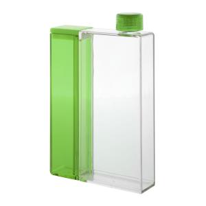 Plastová fľaša na vodu Flisk, zelená