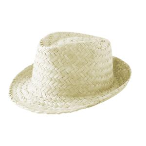 Slamený klobúk Zelio, Biela
