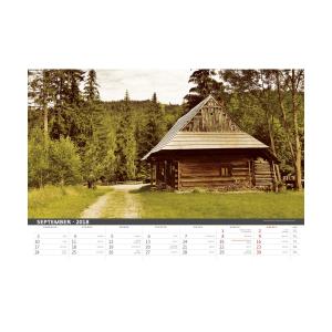 Nástenný kalendár 2018 Drevené Slovensko (10)