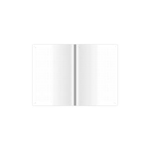 Bodkovaný blok 14,3x20,5 cm Flip 2018, hnedá (2)
