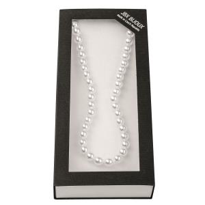Sklenený perlový náhrdelník Necklace, Biela (2)