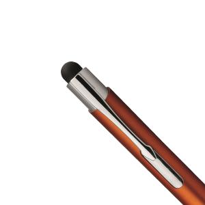 Plastové guľôčkové pero Oleg Light, oranžová (2)