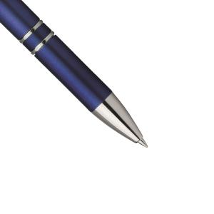 Plastové guľôčkové pero Oleg Light, modrá (3)