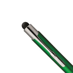 Plastové guľôčkové pero Oleg Light, zelená (2)