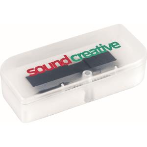 Plastová krabička USB box VI, transparentná priehľadná (2)