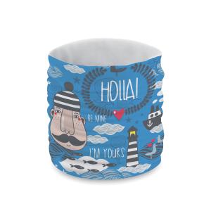 Viacúčelová šatka pre deti Holiam, Biela