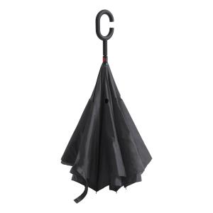 Obojstranný dáždnik Hamfrek, čierna