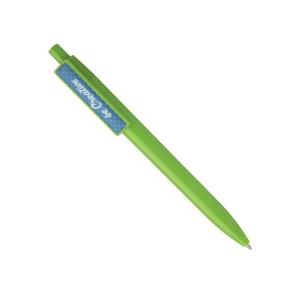 Plastové guľôčkové pero Duomo, zelená (2)