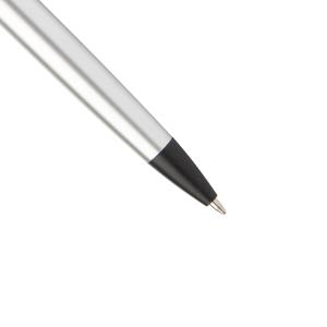 Plastové guľôčkové pero Septo, strieborná (3)