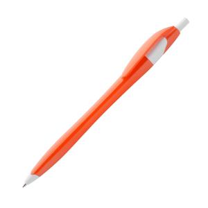 Plastové pero Finball, oranžová