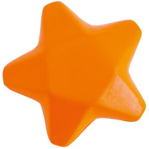 Antistresová hviezda, oranžová