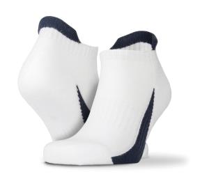 3-balenie športových ponožiek do tenisiek, 052 White/Navy