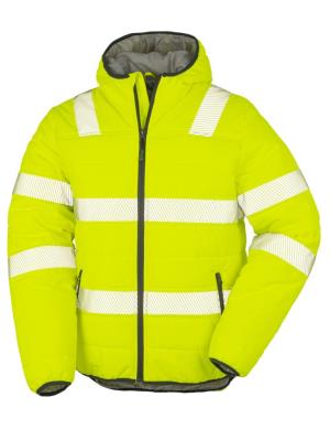 Bunda Recycled Ripstop Padded Safety Jacket, 605 Fluorescent Yellow
