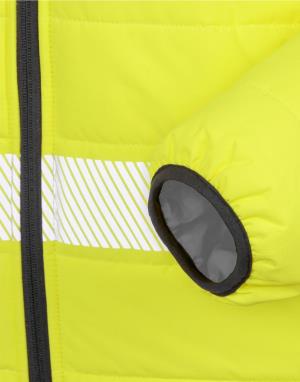 Bunda Recycled Ripstop Padded Safety Jacket, 605 Fluorescent Yellow (6)