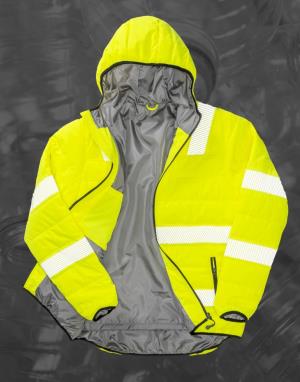 Bunda Recycled Ripstop Padded Safety Jacket, 605 Fluorescent Yellow (7)