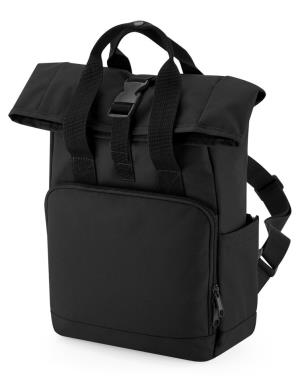 Recyklovaný ruksak Mini Twin Handle Roll-Top, 101 Black (3)
