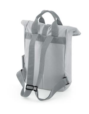Recyklovaný ruksak Mini Twin Handle Roll-Top, 138 Light Grey (2)