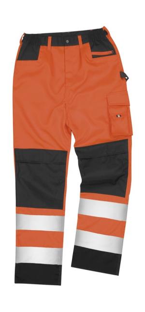Bezpečnostné nohavice Cargo, 405 Fluorescent Orange