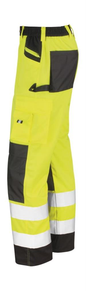 Bezpečnostné nohavice Cargo, 605 Fluorescent Yellow (2)
