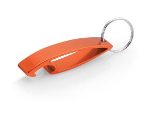 Prívesok na kľúče s otváračom Samo, oranžová