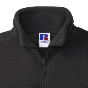 Fleecová bunda s krátkym zipsom, 101 Black (5)