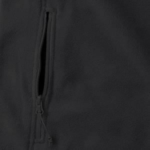 Fleecová bunda s krátkym zipsom, 101 Black (6)
