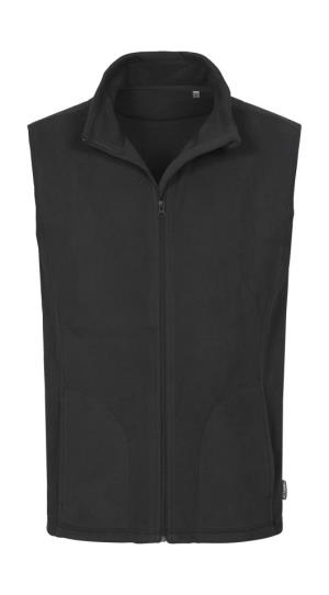 Fleece Vest, 102|Black Opal