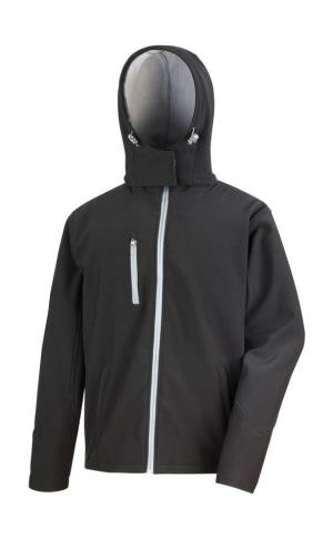 Softshellová bunda s kapucňou TX Performance, 151 Black/Grey
