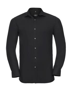 Pánska košeľa s dlhými rukávmi Ultimate Stretch, 101 Black