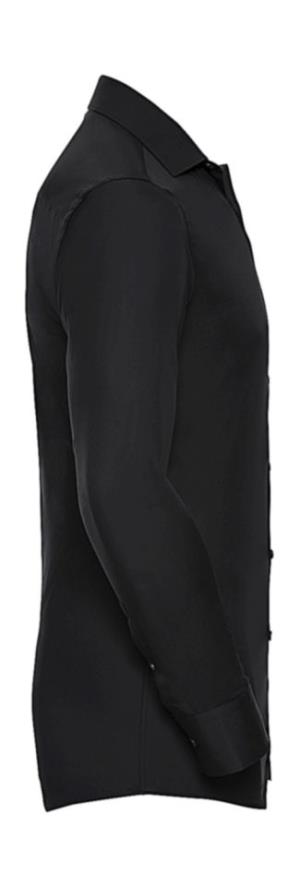 Pánska košeľa s dlhými rukávmi Ultimate Stretch, 101 Black (4)