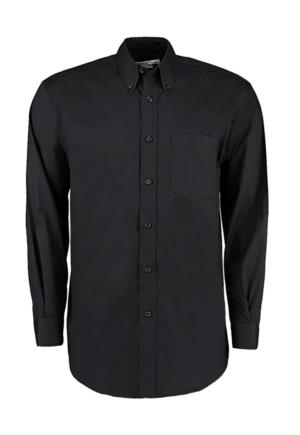 Košeľa Corporate Oxford s dlhými rukávmi, 101 Black