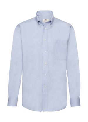 Pánska košeľa Oxford s dlhými rukávmi Hak, 326 Oxford Blue